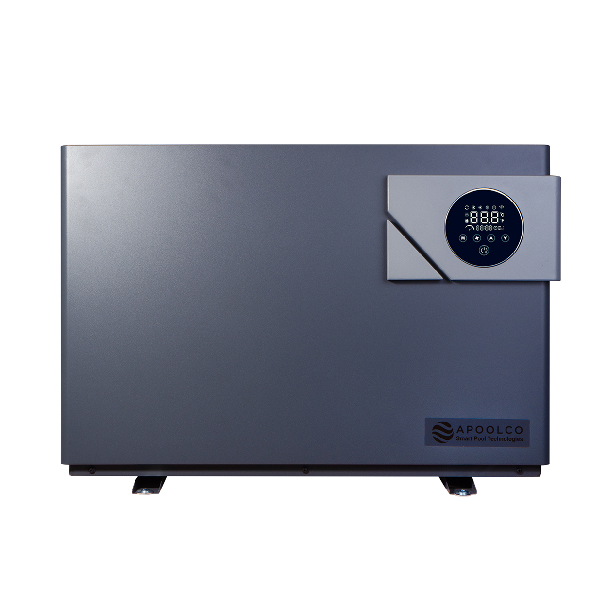 Full Inverter Wärmepumpe Apoolco SILENT Heat, 15kW, bis 70m³, ASPT-150SD