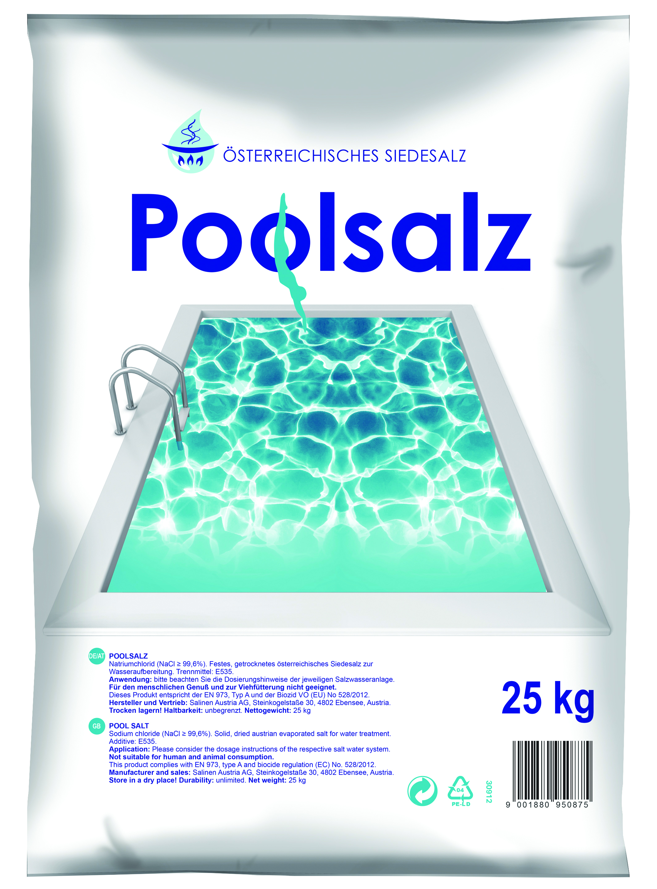 Österreichisches Poolsalz 25 kg