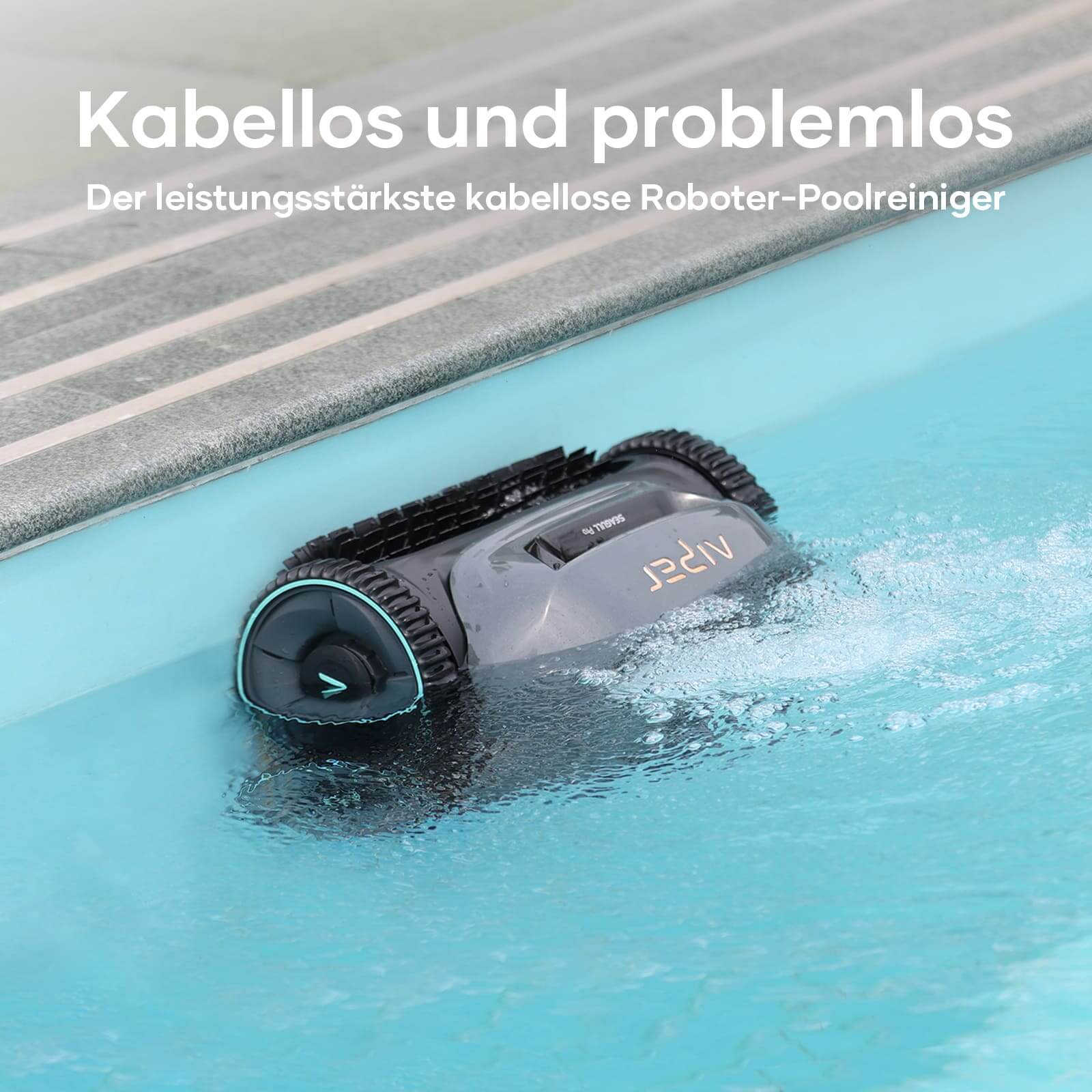 Akku-Poolroboter AIPER Seagull Pro - Kabellos und problemlos