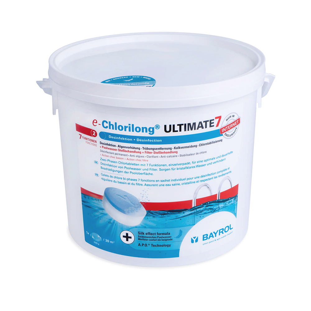 E-Bayrol Chlorilong ULTIMATE 7 4,8 kg, speziell verpackt für Onlinehandel