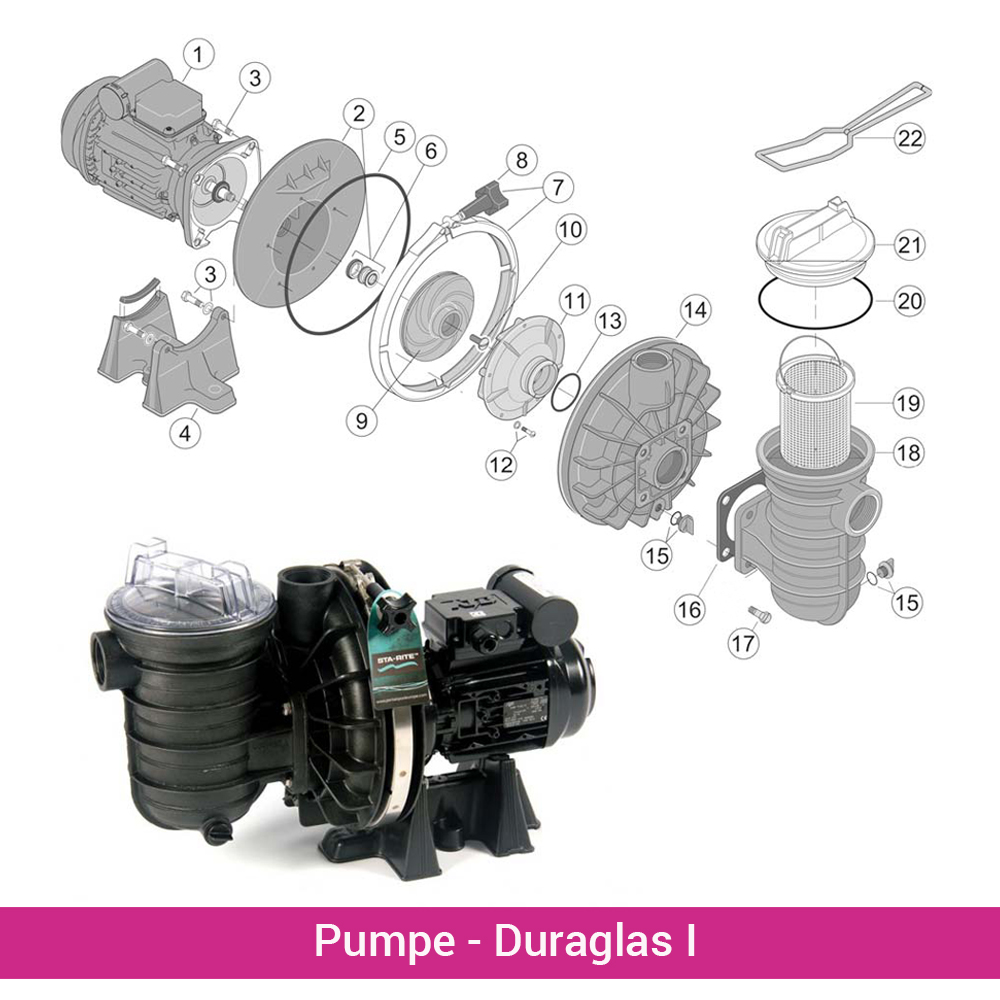 Dichtungssatz komplett Duraglas I