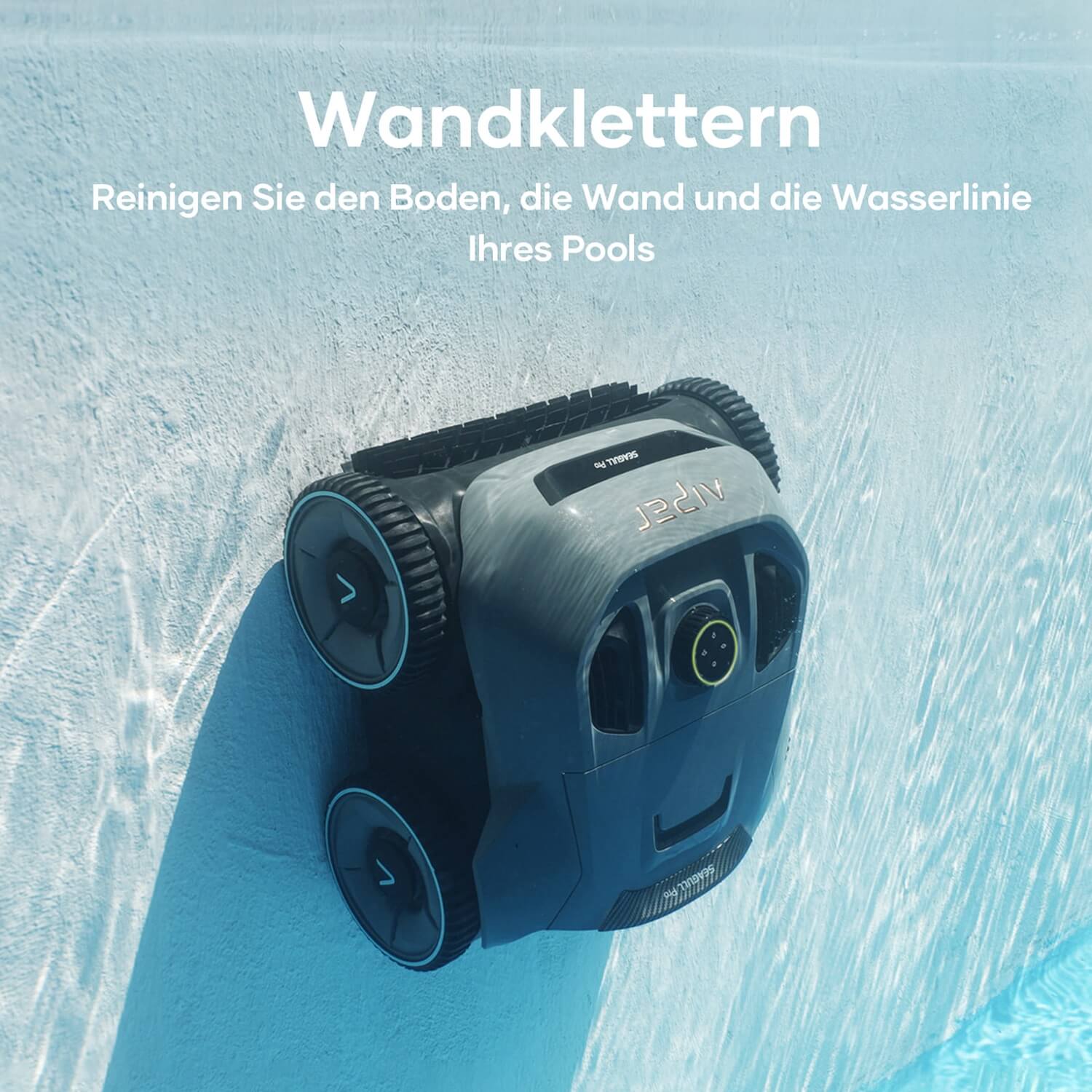 Akku-Poolroboter AIPER Seagull Pro - Wandklettern