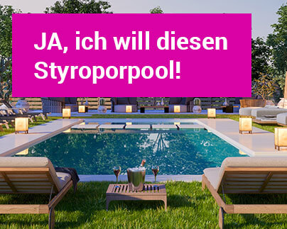 Styroporpool selber bauen und Geld sparen