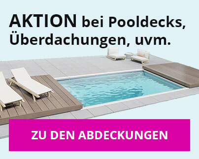 Poolabdeckung, Poolüberdachungen und Pooldecks günstig kaufen